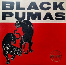 Load image into Gallery viewer, Black Pumas - Black Pumas: One Year Anniversary Deluxe Edition [2LP/ Ltd Ed Lava Colored Vinyl/ Includes 9 Bonus Tracks] (Walmart Exclusive)
