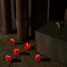 Load image into Gallery viewer, Bright Eyes - Five Dice, All Threes [2LP/ Ltd Ed Red and Orange Spatter Vinyl]
