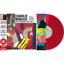 Load image into Gallery viewer, Charlie Mingus - Live in Paris 1964, Vol. 1 [Ltd Ed Translucent Red Vinyl/ OBI Strip]
