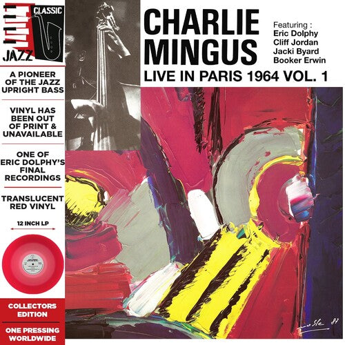 Charlie Mingus - Live in Paris 1964, Vol. 1 [Ltd Ed Translucent Red Vinyl/ OBI Strip]