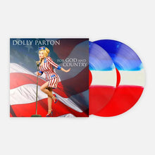 Load image into Gallery viewer, Dolly Parton - For God and Country [2LP/ Ltd Ed "Red, White and Bluegrass" Vinyl/ Numbered] (VMP)
