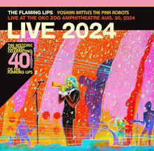 Load image into Gallery viewer, Flaming Lips, The - Yoshimi Battles The Pink Robots: Live at the Zoo Amphitheatre, Oklahoma City, August 30, 2024 [2LP/ Ltd Ed Yellow Vinyl/ 45RPM/ New Artwork] (RSDBF 2025)

