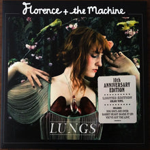 Load image into Gallery viewer, Florence + the Machine - Lungs: 10th Anniversary Edition [Ltd Ed Burgundy Red Vinyl]
