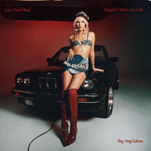 Load image into Gallery viewer, Grace VanderWaal - Babydoll b/w What's Left of Me [4" Tiny Vinyl Format/ Ltd Ed Ruby Red Vinyl/ 33 1/3 RPM/ Plays on Regular Turntables]
