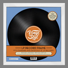 Load image into Gallery viewer, Album Cover Frame: White (Vinyl Styl Brand - 12.5&quot; x 12.5&quot;)
