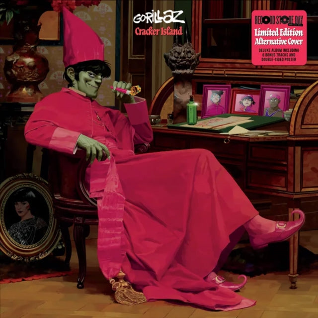 Gorillaz - Cracker Island: Deluxe Edition [2LP/ Ltd Ed Alternative Cover/ Ltd Ed Pink Vinyl and Magenta Vinyl/ Bonus Tracks/ Double Sided Poster] (RSD 2024)