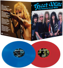 Load image into Gallery viewer, Great White - The Essential Great White [2LP/ Ltd Ed Blue (LP1) and Red (LP2) Vinyl]
