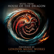 Load image into Gallery viewer, Ramin Djawadi - Music from House of the Dragon: Performed by London Music Works &amp; Nick Squires (OST) [2LP/ Ltd Ed &quot;Orange Edge Glow&quot; Vinyl]
