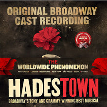 Load image into Gallery viewer, Anais Mitchell - Hadestown: Original Broadway Cast Recording [2LP/ 140G/ Ltd Ed Transparent with Black &amp; Red Splatter Vinyl]

