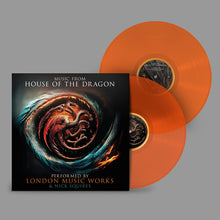 Load image into Gallery viewer, Ramin Djawadi - Music from House of the Dragon: Performed by London Music Works &amp; Nick Squires (OST) [2LP/ Ltd Ed &quot;Orange Edge Glow&quot; Vinyl]
