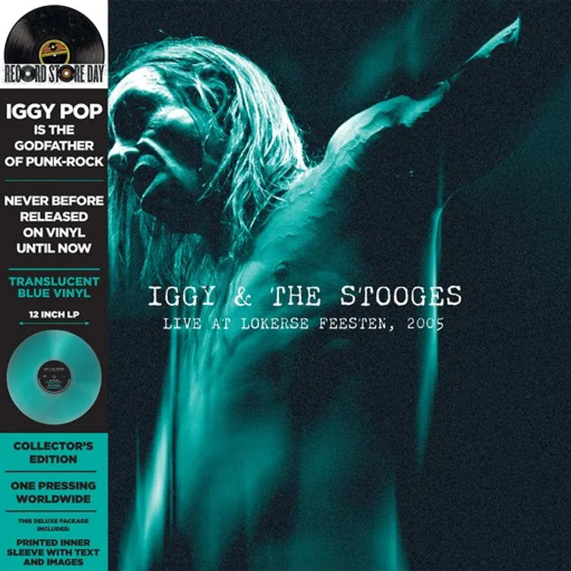 Iggy & The Stooges - Live at Lokerse Feesten, 2005 [Ltd Ed Translucent Blue Vinyl/ Obi Strip] (RSD 2024)