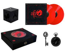 Load image into Gallery viewer, AFI - Sing the Sorrow: Collector&#39;s Box Set [2LP/ Red Vinyl/ 5 x 7&quot; Singles/ Etching/ Lock Box with Polaroids/ Pocket Watch/ Black Candle/ Skeleton Key/ Boxed]
