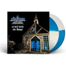 Load image into Gallery viewer, Stryper - To Hell with the Amps [2LP/ Ltd Ed Blue and White Vinyl/ Side D Etched/ OBI Strip]
