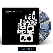 Load image into Gallery viewer, JD McPherson - Night Owls [Indie Exclusive Ltd Ed Black, White and Blue "Nite Owl" Splatter Vinyl/ Autographed]
