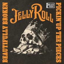 Load image into Gallery viewer, Jelly Roll - Beautifully Broken: Pickin' Up the Pieces [Ltd Ed "Tequila Sunrise" Colored Vinyl] (RSDBF 2025)
