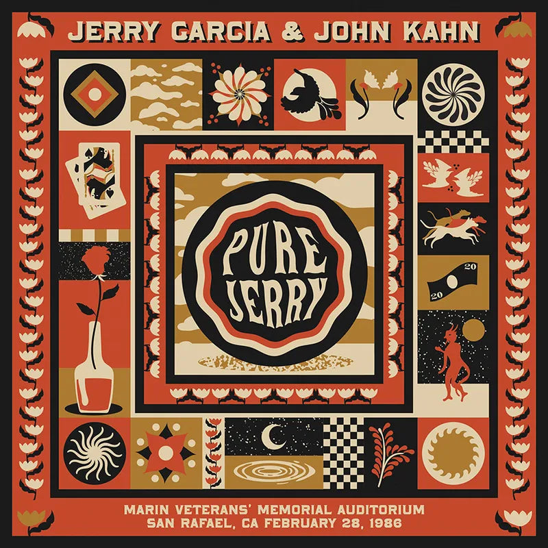 Jerry Garcia & John Kahn - Pure Jerry: Marin Veteran's Memorial Auditorium, San Rafael, CA, February 28, 1986 [2LP/ Ltd Ed Gold Vinyl] (RSDBF 2023)