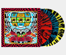 Load image into Gallery viewer, King Gizzard and the Lizard Wizard - Live in Las Vegas 2024 [3LP/ Ltd Ed Apple Red (LP1), Sea Blue (LP2) and Electric Yellow (LP3) Splatter Vinyl/ Tri-Gatefold Sleeve]
