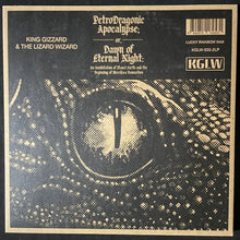 Load image into Gallery viewer, King Gizzard and the Lizard Wizard - PetroDragonic Apocalypse; or, Dawn of Eternal Night: An Annihilation of Planet Earth and the Beginning of Merciless Damnation [2LP/ 180G/ Ltd Ed Lucky Rainbow Wax/ Indie Exclusive/ Brown Cardboard Outer Sleeve]
