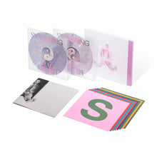 Load image into Gallery viewer, Mac Miller - Swimming: 5 Year Anniversary Edition [2LP/ Ltd Ed Milky Clear, Hot Pink &amp; Sky Blue Marbled Colored Vinyl/ Tri-fold Jacket/ 24"x24" Poster/ 12"x12" Lyric Cards/ Embossed Detailed Double-Walled Slipcase w/ Rainbow Foil]
