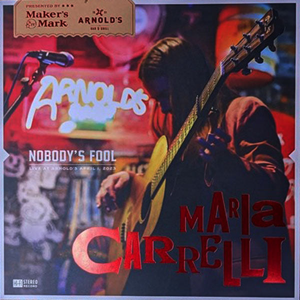 Maria Carrelli - Nobody's Fool: Live at Arnolds, April 1, 2023 [Ltd Ed Pink & Coke Bottle Clear Split Vinyl/ Hand-Pressed Sleeve] (RSDBF 2023)