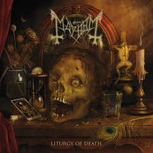 Load image into Gallery viewer, Mayhem - Liturgy of Death [180G/ Ltd Ed Black Ice Vinyl/ Booklet]
