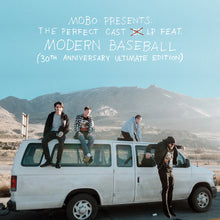 Load image into Gallery viewer, Modern Baseball - MOBO Presents: The Perfect Cast LP feat. Modern Baseball: 30th Anniversary Ultimate Edition [Ltd Ed Coke Bottle Clear Vinyl]
