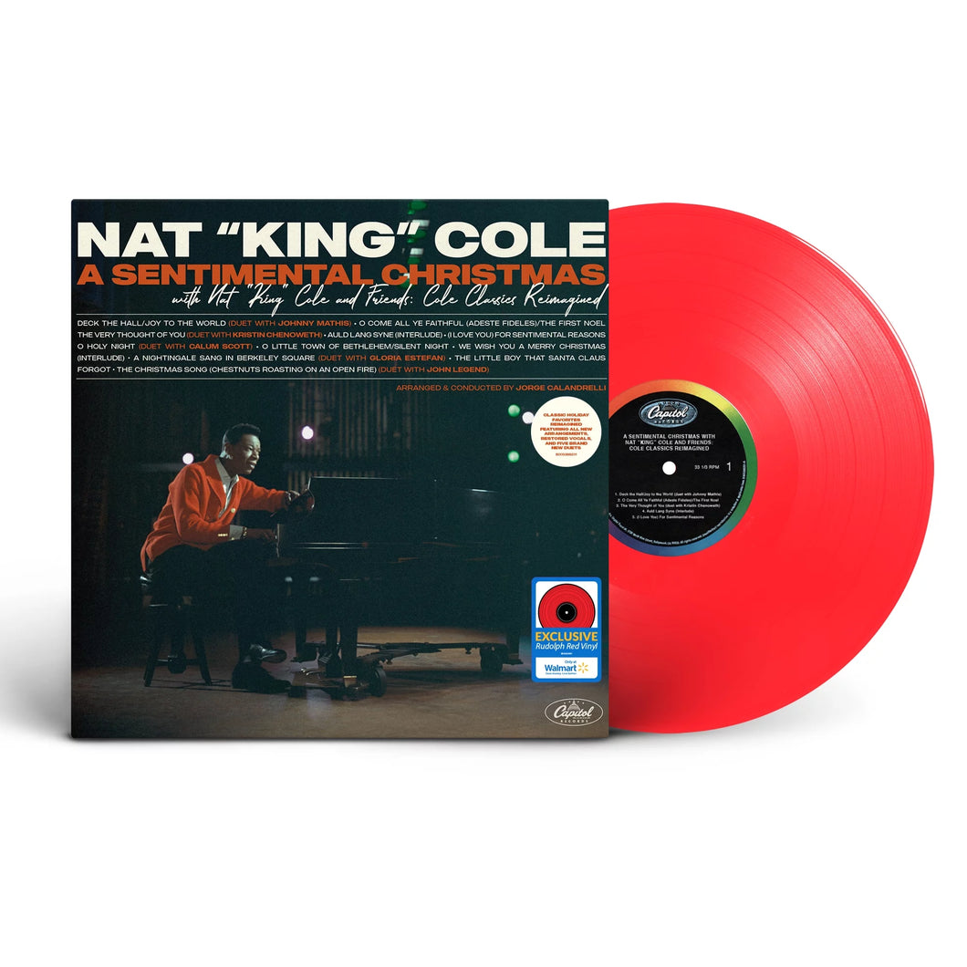 Nat King Cole - A Sentimental Christmas with Nat King Cole and Friends [Ltd Ed Rudolph Red Vinyl] (Walmart Exclusive)