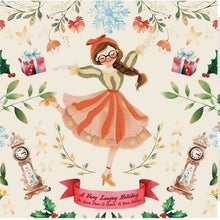 Load image into Gallery viewer, Laufey - A Very Laufey Holiday: The Santa Claus Is Comin' To Town Edition [7"/ Ltd Ed Snow Glow Glitter Vinyl]
