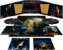 Load image into Gallery viewer, Niall Horan - The Show: Live on Tour: Limited Deluxe Edition [2LP/ Ltd Ed Black with Red &amp; Gold Splatter Vinyl/ Gold Foil Accented Lenticular Cover/ 4 Double Sided Lithos/ Double-Sided Wall Poster/ Euro Import]
