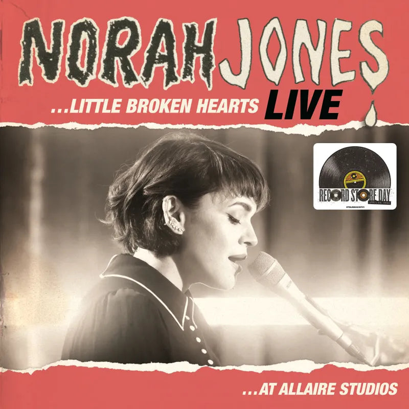 Norah Jones - Little Broken Hearts: Live at Allaire Studios [140G/ Ltd Ed White Vinyl] (RSD 2023)