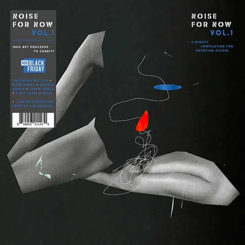 Various Artists - Noise for Now, Vol. 1: A Compilation for Abortion Access [Ltd Ed Clear Vinyl/ Kim Gordon Lithograph] (RSDBF 2023)