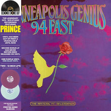 Load image into Gallery viewer, 94 East (featuring Prince) - Minneapolis Genius: Deluxe Edition [2LP/ Purple and Blue Colored Vinyl/ Printed Inner Sleeve/ OBI Strip]
