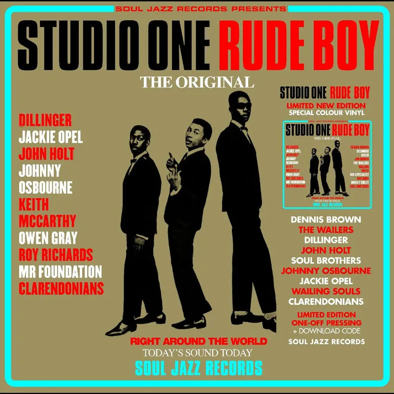 Soul Jazz Records Presents - Studio One Rude Boy [2LP/ Ltd Ed Colored Vinyl] (RSD 2024)