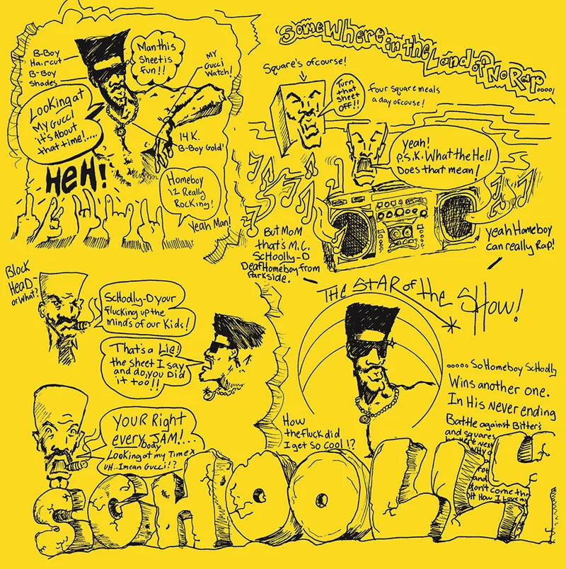 Schoolly-D - Schoolly-D [Ltd Ed Yellow and Black Blended Vinyl/ OBI Strip] (RSDBF 2023)