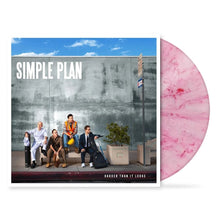 Load image into Gallery viewer, Simple Plan - Harder Than It Looks [Ltd Ed Pink Marbled Vinyl/ Indie Exclusive]
