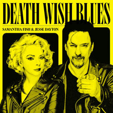 Load image into Gallery viewer, Samantha Fish &amp; Jesse Dayton - Death Wish Blues [Ltd Ed Clear with Black and Orange Swirls]
