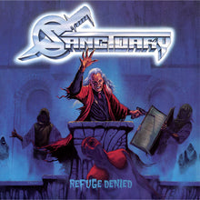 Load image into Gallery viewer, Sanctuary - Refuge Denied [180G/ Remastered/ Ltd Ed Translucent Blue Vinyl/ Numbered/ Lyric Insert] (MOV)
