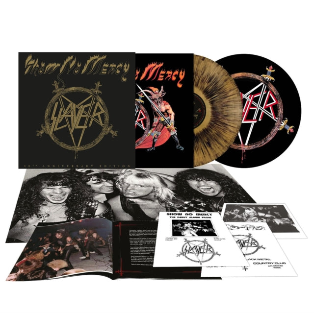 Slayer - Show No Mercy: 40th Anniversary Deluxe Edition [Ltd Ed Gold Dust Vinyl/ Remastered/ Slipmat/ Poster/ Show Flyers/ Photo Card/ Booklet]