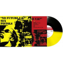 Load image into Gallery viewer, Sex Pistols - No Future UK? [Ltd Ed Yellow &amp; Black Split Vinyl/ Indie Exclusive/ OBI Strip]
