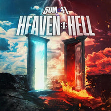 Load image into Gallery viewer, Sum 41 - Heaven :X: Hell [2LP/ Ltd Ed Black &amp; Grey Smush with Red &amp; Blue Splatter Vinyl]
