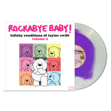 Load image into Gallery viewer, Rockabye Baby: Lullaby Renditions of Taylor Swift, Volume 2 [Ltd Ed Clear &amp; Purple Color-In-Color Vinyl]
