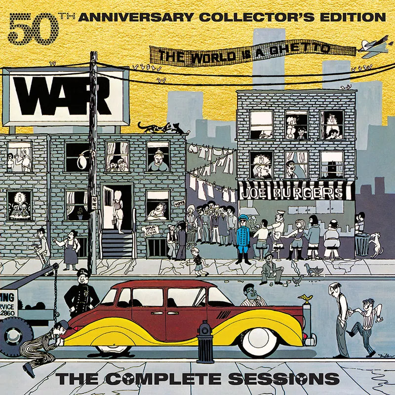 War - The World is a Ghetto: 50th Anniversary Collector's Edition [5LP (2 Gold, 3 Black)/ Boxed] (RSDBF 2023)