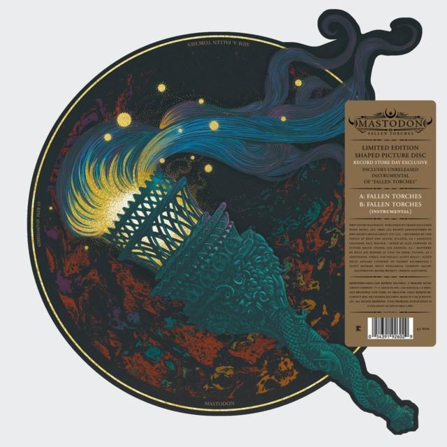CLEARANCE - Mastodon - Fallen Torches [Ltd Ed Shaped Picture Disc/ Indie Exclusive] (RSD 2021)