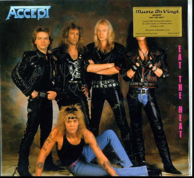 Accept - Eat the Heat [180G/ Ltd Ed Flaming Vinyl/ 30th Anniversary Edition] (MOV)