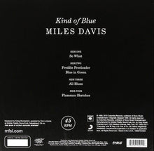 Load image into Gallery viewer, Miles Davis - Kind of Blue [2LP/ 180G/ 45RPM/ Numbered Ltd Ed/ Boxed] (MoFi)

