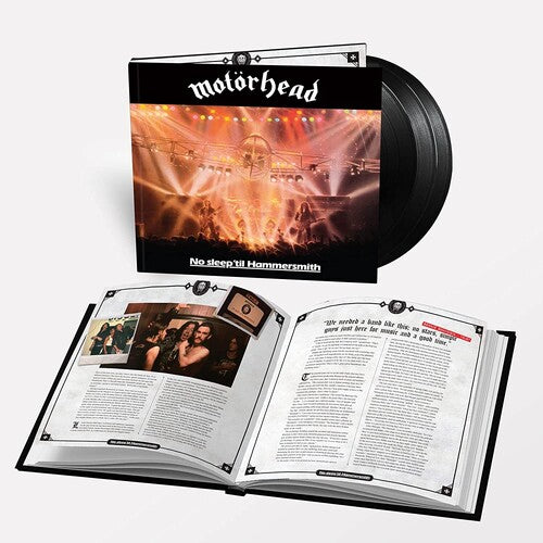 Motörhead - No Sleep 'Til Hammersmith [3LP/ 180G/ 20-Page Book/ Hardcover Binding/ 40th Anniversary Edition]