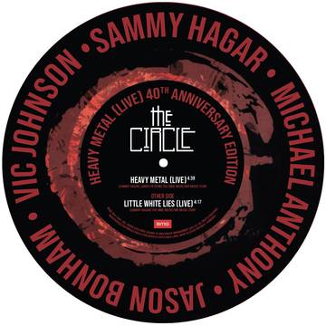 Sammy Hagar & The Circle - Heavy Metal (Live) b/w Little White Lies (Live) [Ltd Ed 12