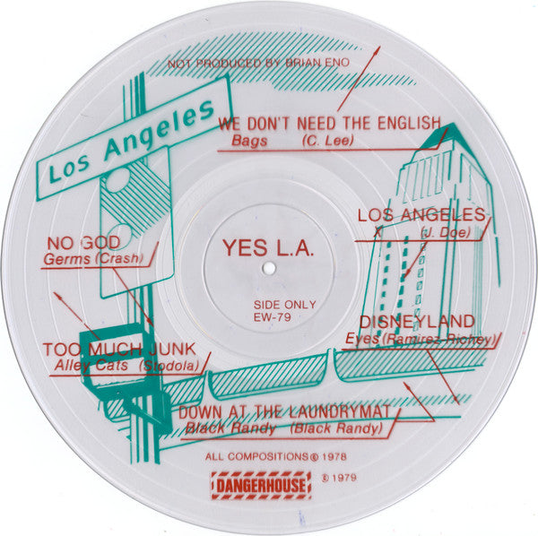 Various Artists - Yes L.A. (1970's L.A. Punk Comp) [Import/Clear Vinyl/Picture Disc]