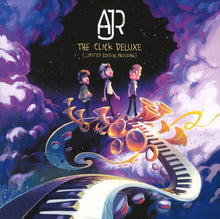 Load image into Gallery viewer, AJR - The Click: Deluxe [2LP/ Ltd Ed Clear with Red Splatter Vinyl/ Side 4 Etched]
