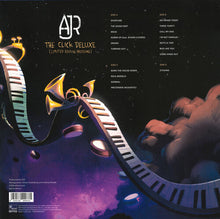 Load image into Gallery viewer, AJR - The Click: Deluxe [2LP/ Ltd Ed Clear with Red Splatter Vinyl/ Side 4 Etched]
